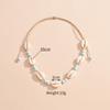 Adjustable Shell Beaded Necklace Shell Adjustable Neck Chain Minimalist Shell Braided Chain  Woman