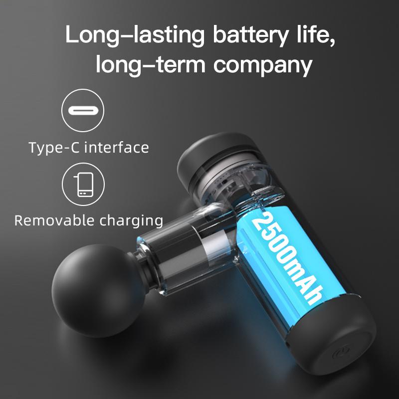 Booster Mini X Massage Gun Percussion Therapy For Back Neck Pain Relief Portable Muscle Massager