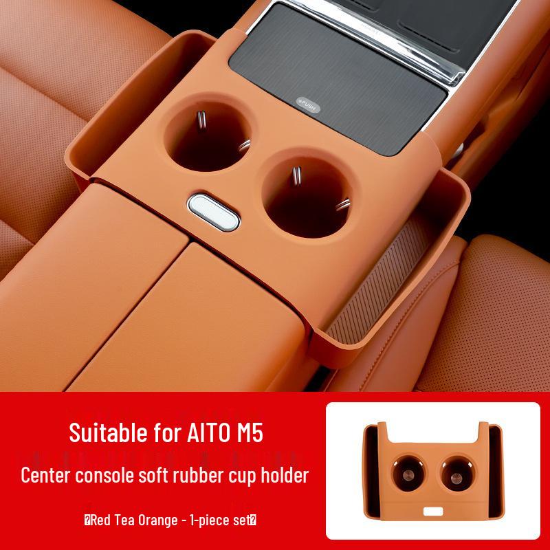 AITO M5 Ultra Silicone Cup Holder & Storage Box Sleeve for 25 Models