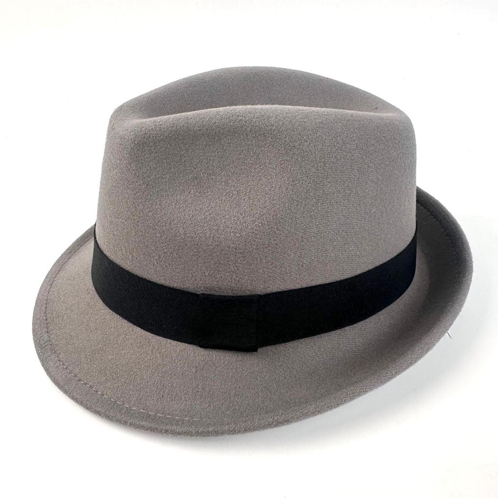 Hat New Flanged Top Hat Black Classic British Jazz Hat Ladies Wool Top Hat Felt Hat