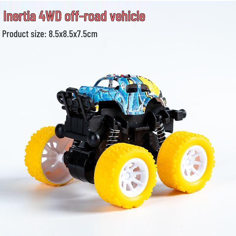 Popular Kids' 4WD Inertia Stunt Car - Drift & Rollover Capabilities