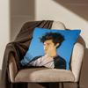 Handsome C-Conan G-Gray Pillow Case For Room Sofa Cushion Cover Suitable For Home Bedroom Decoration And Protector