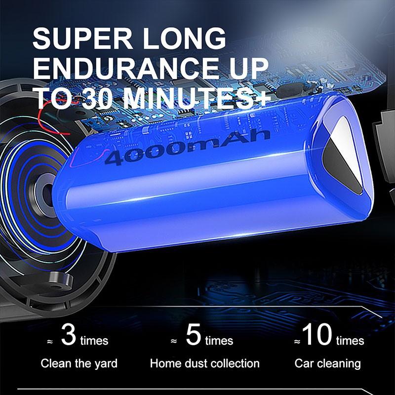 Nowy 3 w 1 bezprzewodowy odkurzacz samochodowy przenośny 10000Pa odkurzacz samochodowy 120W dużej mocy ręczny mini odkurzacz domowy