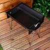 Tourist charcoal grill 48x33x46cm portable stainless steel black
