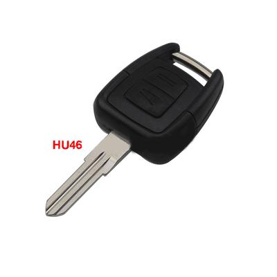 2 Buttons Remote Key Shell Case HU46 For Opel Astra Corsa Meriva Vectra Zafira