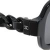 Used 10097 Square Shape Butterfly 5465-QA c.888/T8 7968 Polarized Patent Leather Chain COCO Mark Black Women's from