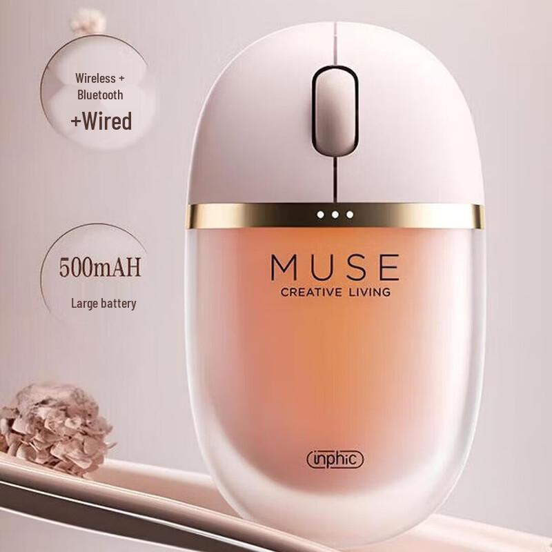 

Inphic Muse M8 Tri-Mode Ergonomic Gaming Mouse