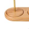 Yarn Ball Holder Thread Spindle Gift Wooden Ribbon Organizer Storage Stand Dispenser for Craft