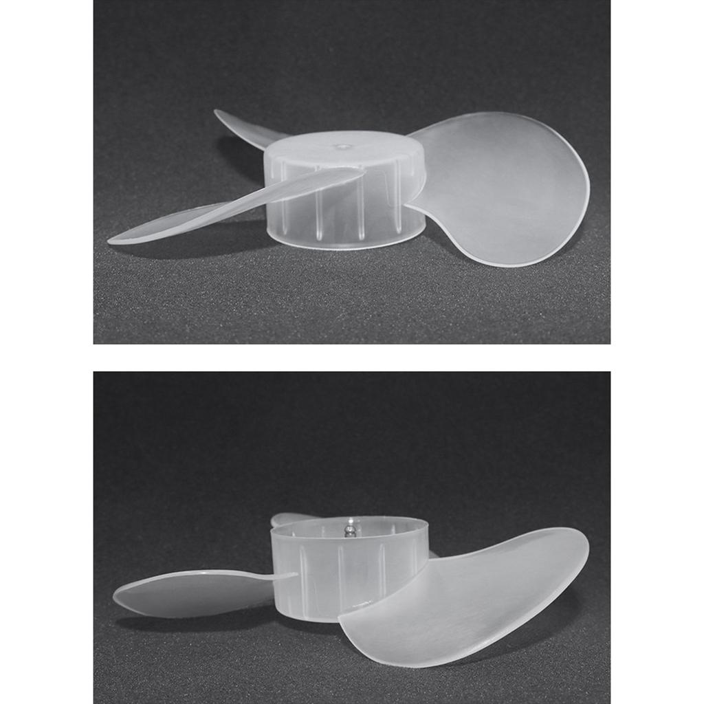 12cm 3-Flügel Mini-Lüfterblätter Nicht-Elektrisch Wasserdicht Wiederverwendbar Tisch-Fächerteil für die Wartung kleiner Haushaltsgeräte