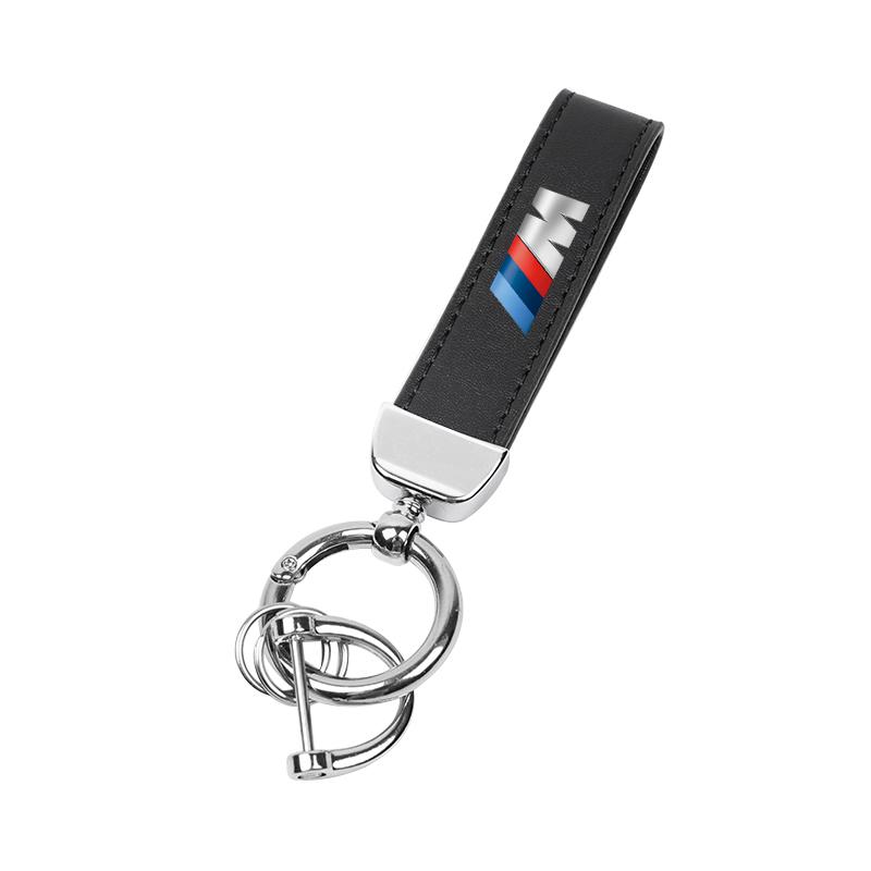 Chaveiro de Couro com Emblema de Carro Acessórios para Chave de Automóvel Para BMW G30 G32 G01 M3 M4 M5 G42 G30 G02 G05 G06 G07 G26 G23 G22 F40 F20 G08 X1