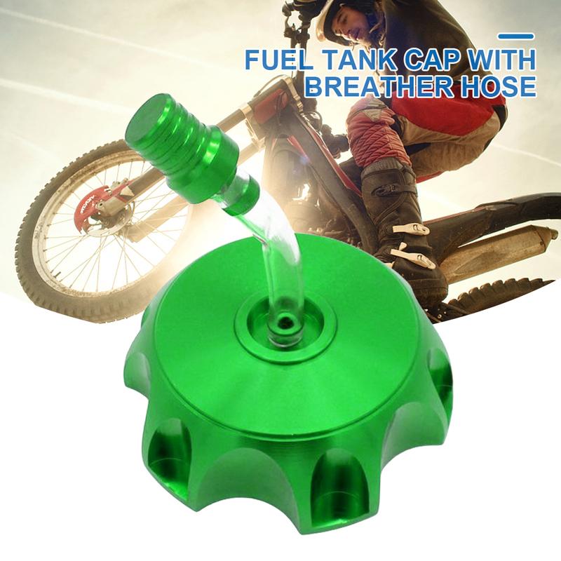 Fuel Gas Tank Cap Aluminum Alloy CNC Gas Fuel Tank Cap Cover 48.5mm for 125 140 150 160 CC Pit Dirt Motor Bike