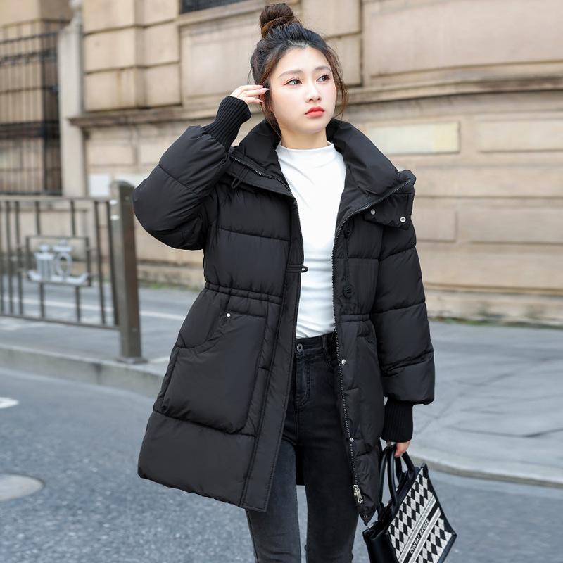 Zimní Nová Mikina s Kapucí Volná a Tenká Univerzální Pás Hřejivá Zesílená Bunda