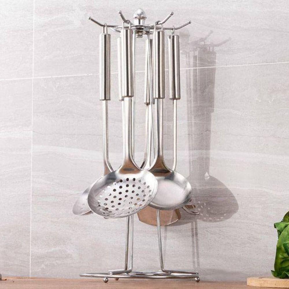 Verdickter Löffel-Hängeorganizer Drehbarer Spatel-Aufbewahrungsständer Langlebiger Spatel-Organizer für die Küche