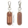 Luxury Pen Holder Keychain Portable Pen Pouch Keychain Genuine Leather Pen Case  School Supplies