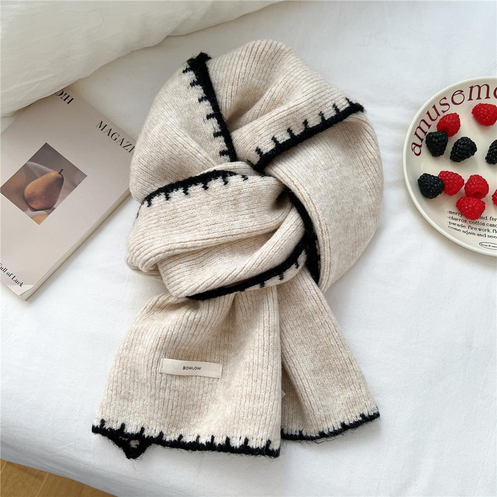 Decorative Simple Texture Silk Scarf Women'S New Style Spring And Autumn Summer Fashion Versatile Headscarf Work Scarf