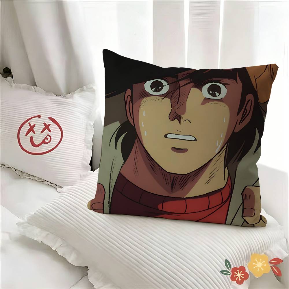 Pc Sports Anime AAshita No Joe Pillow Case Fashion Square Pillowcase Bedroom Sofa Room Ins Decoration Leisure