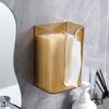 Acryl Taschentuchbox Quadrat Wand Feuchttuchspender Selbstklebend Toilettenpapierhalter Badezimmer Küchenschrank Hänger Serviettenbox