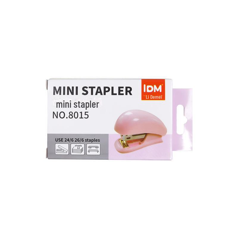 Color No. 12 Mini Handheld Stapler - Student Labor-Saving, Portable and Compact