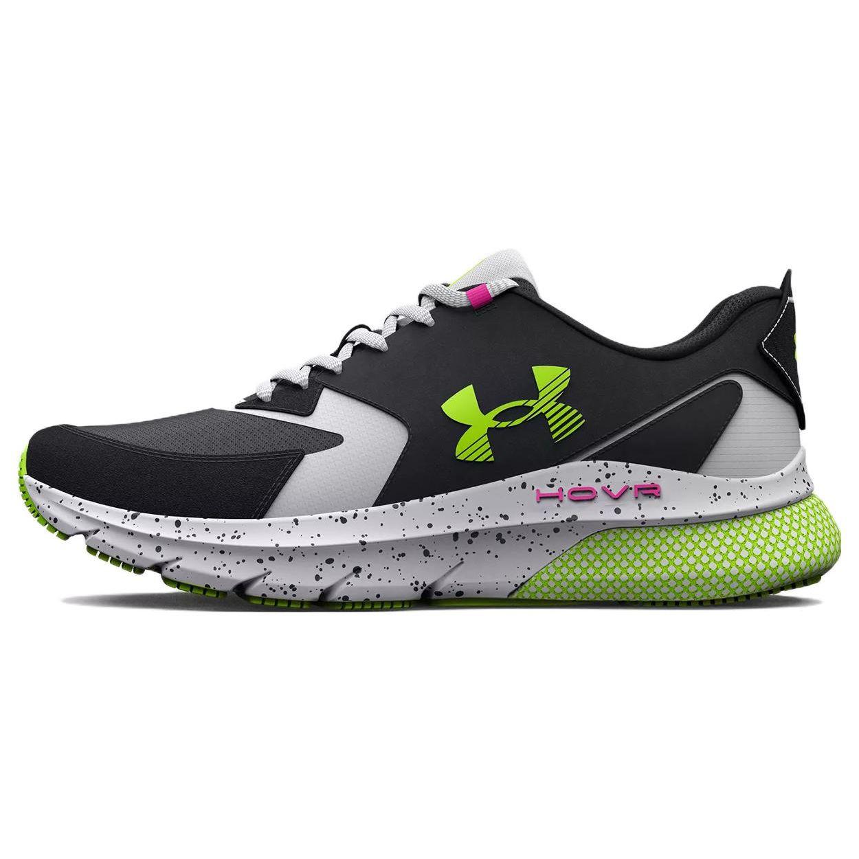 Under Armour Men s HOVR Turbulence Running Shoes Black Lime Surge 3026137-003 42.5