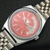 AUTOMATIC VINTAGE REFURBISHED SEIKO 5 6309A JAPAN MENS RED DIAL WATCH a440882-4