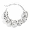 DIEZI Exaggerated CCB Big Chain Chunky Necklace For Women Party Gift Simple Fashion Plastic Statement Choker Necklace Jewelry