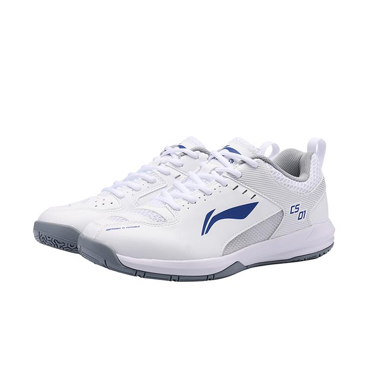 LiNing Feather Cushioning, Abrasion Resistant, Breathable, Lightweight Low Top Badminton Shoes Unisex Standard White AYTS034-2