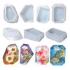 Large Multi-Faceted Gem Stone Resin Epoxy Mold for Jewelry Soap,Ice Making,Gemstone Isomalt Baking,Cabochon Candle Craft