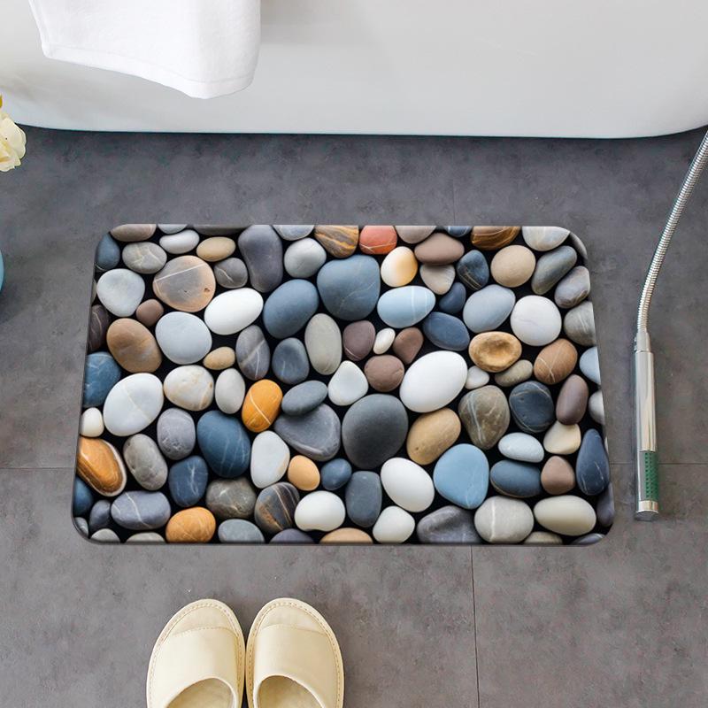 Diatom Mud Quick-Dry Anti-Slip Bathroom Floor Mat 40*60cm