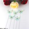 5Pcs Cloth Butterfly Creative Birthday Cake Decoration Dessert Table Decor Plug-In Scene Layout Diy Baking Accessories Supplies