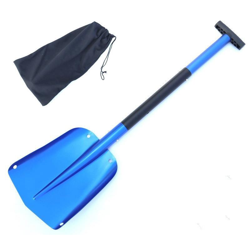 Aluminiumlegierung Schaufel Auto Offroad Kleine Schaufel Outdoor Faltbare Schneeschaufel Reise Werkzeuge Auto Mit