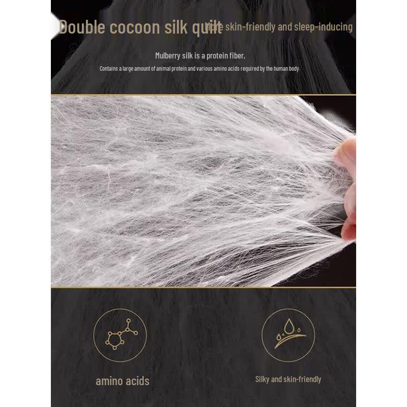 FUANNA Double Cocoon Silk Four Seasons Quilt