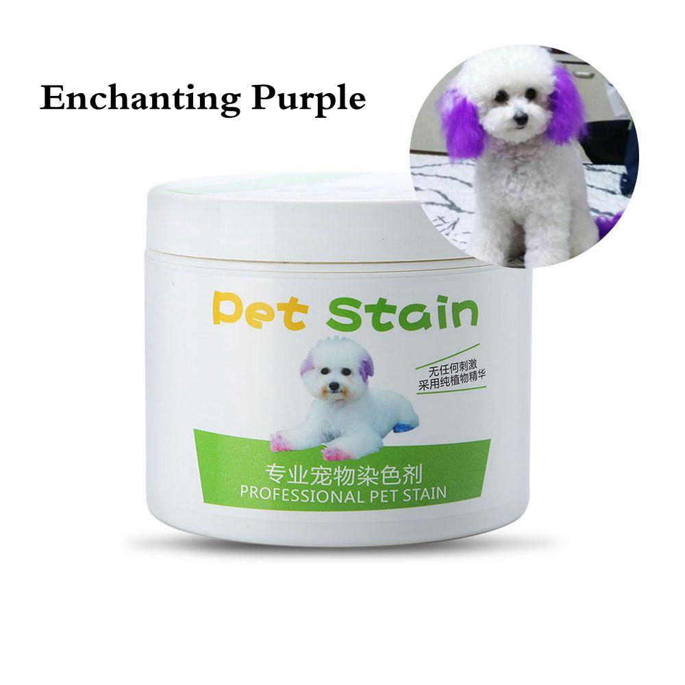 100g Semi-permanente Haarfärbcreme für Hunde, hochpigmentiert, bunte Hundefell-Aufhellung, Farbstoff-Pigment-Zubehör für Zuhause