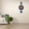 Owl Shape Wooden Wall Hanging, For Home & Kitchen Décor, Multi - 18 X 30 Cm