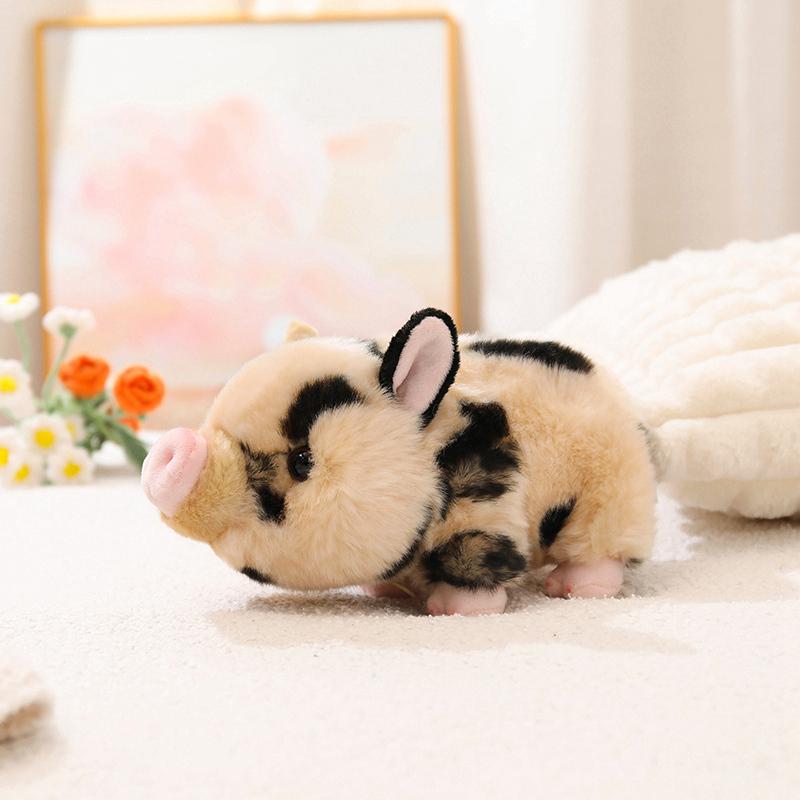 1Pc 25CM Lovely Lifelike Piggy Plush Toys Simulation Pig Plush Doll Stuffed Soft Animal Toy Finger Doll Nice Birthday Gifts