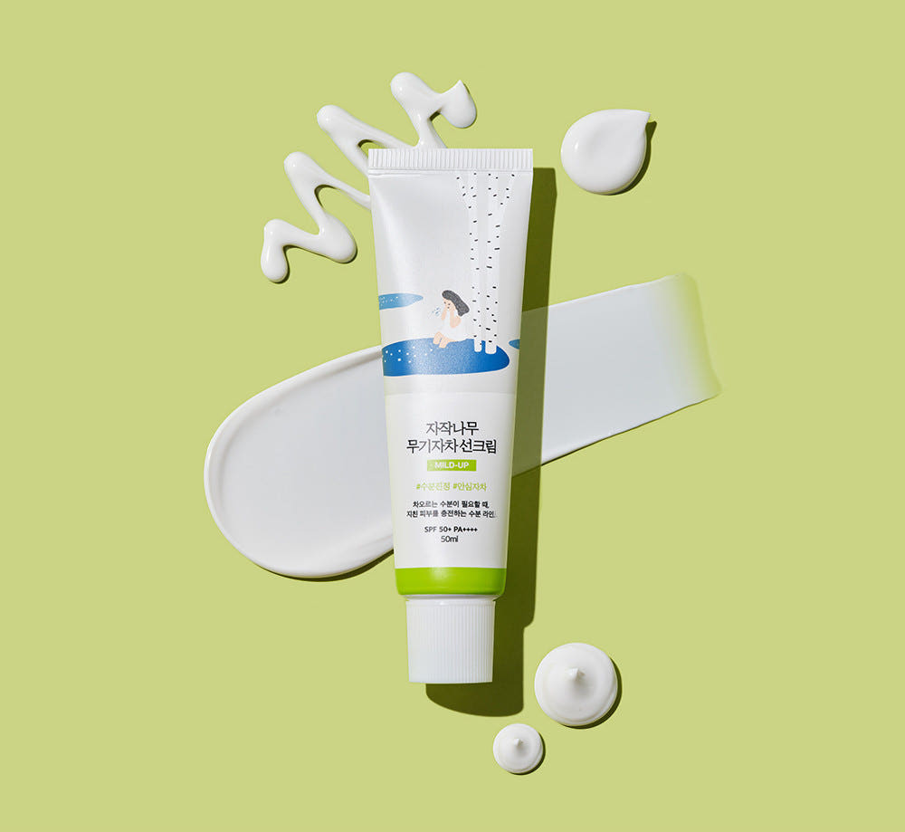 ROUND LAB Birch Juice Mild Up Mineral Sunscreen 50ml SPF50+ PA++++ Moisturizing Sensitive Skin UV Protection