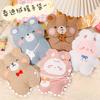 Winter Cartoon Plush Bear Hot Water Bottle Filled with Teddy Plush Small Portable Student Hand Warmers Cute Warm Water Bag