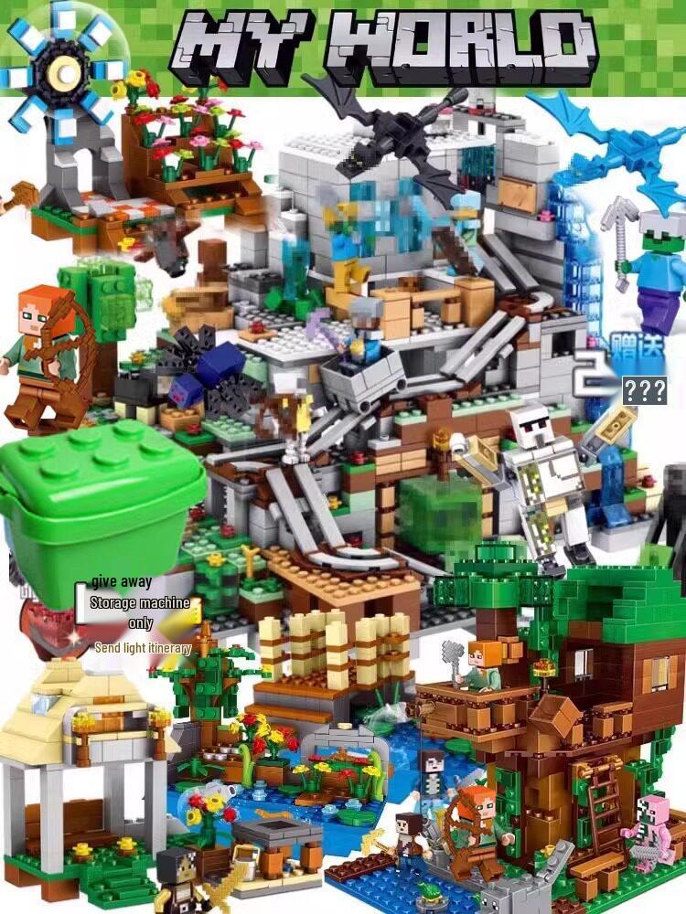 Minecraft Steve's Treehouse Adventure Set - Building Blocks Toy for Kids