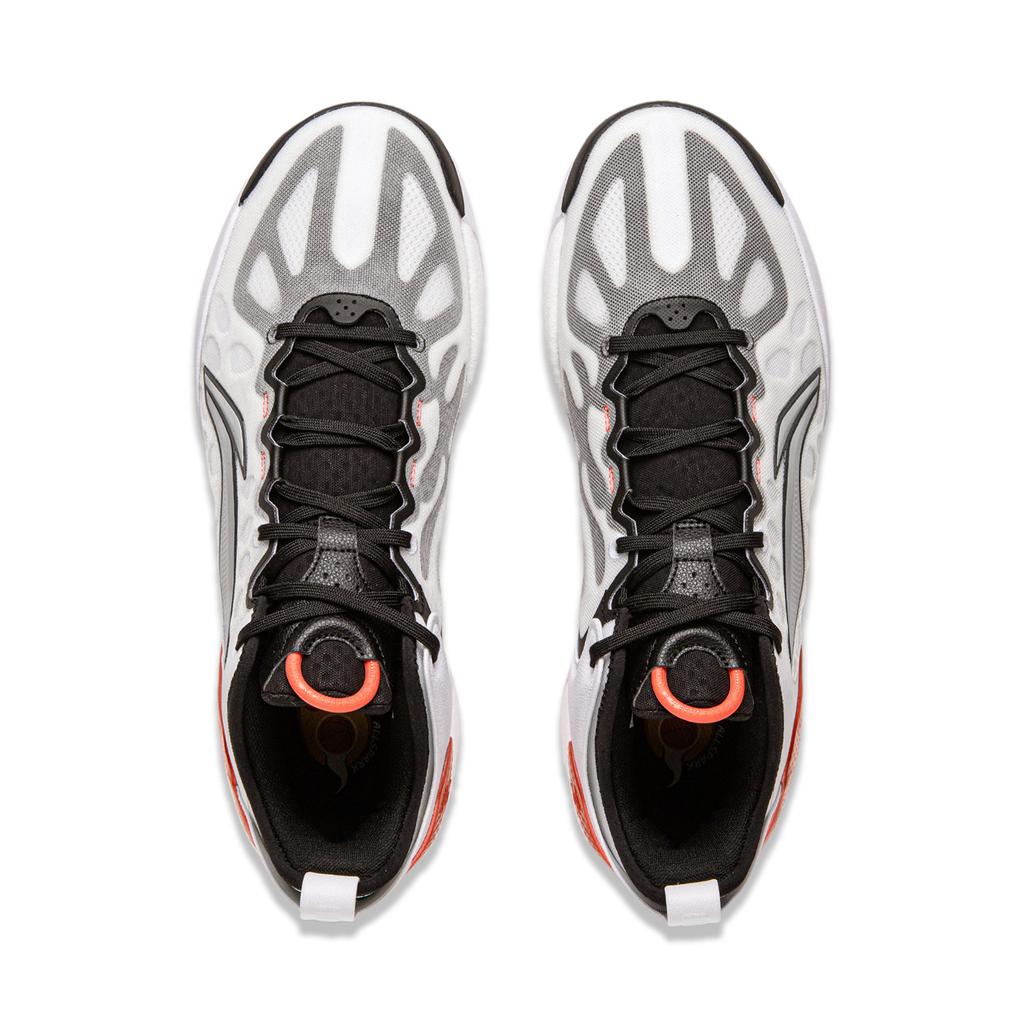 New LINING Yushuai 19V2 Basketball Shoes Men's Low top White ABAV049-4