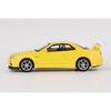 MINI GT 1/64 Nissan Skyline GT-R R34 V-Spec Lighting Yellow (Right-Hand Drive) Finished Product