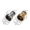 M22*M24 Female Male Thread Nipple Quick Connector Nickel Plated Copper Brass Faucet Adapter Irrigation Water Distribution Joint