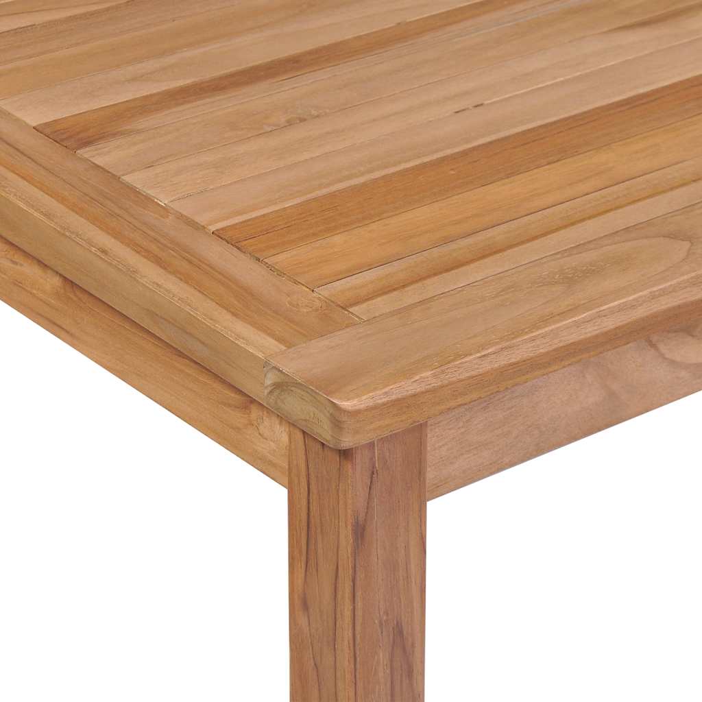 Garden Table 200 x 100 x 77 cm Solid Teak Wood
