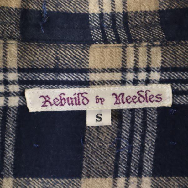 Rebuild by Needles Made In Japan Check Pattern Long Sleeve Shirt S Men's Used