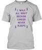 Relay For Life Walk All Night T-Shirt Made In the USA Size S To 5XL