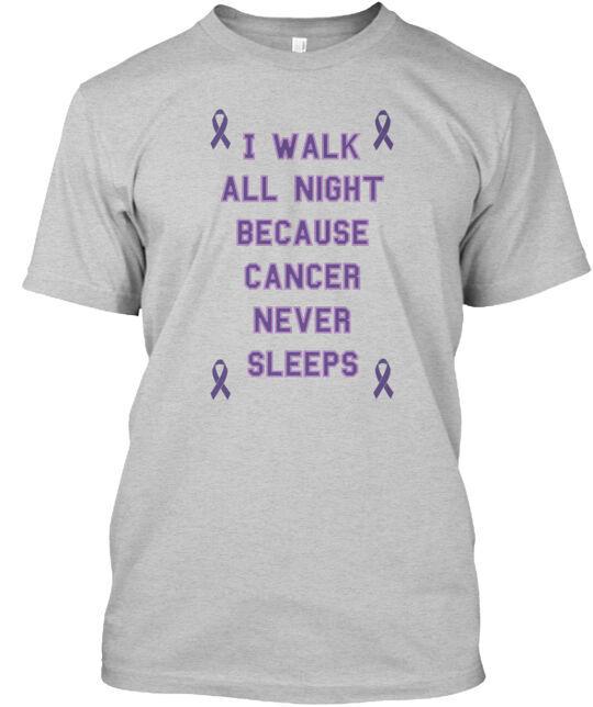 Relay For Life Walk All Night T-Shirt Made in the USA Size S to 5XL