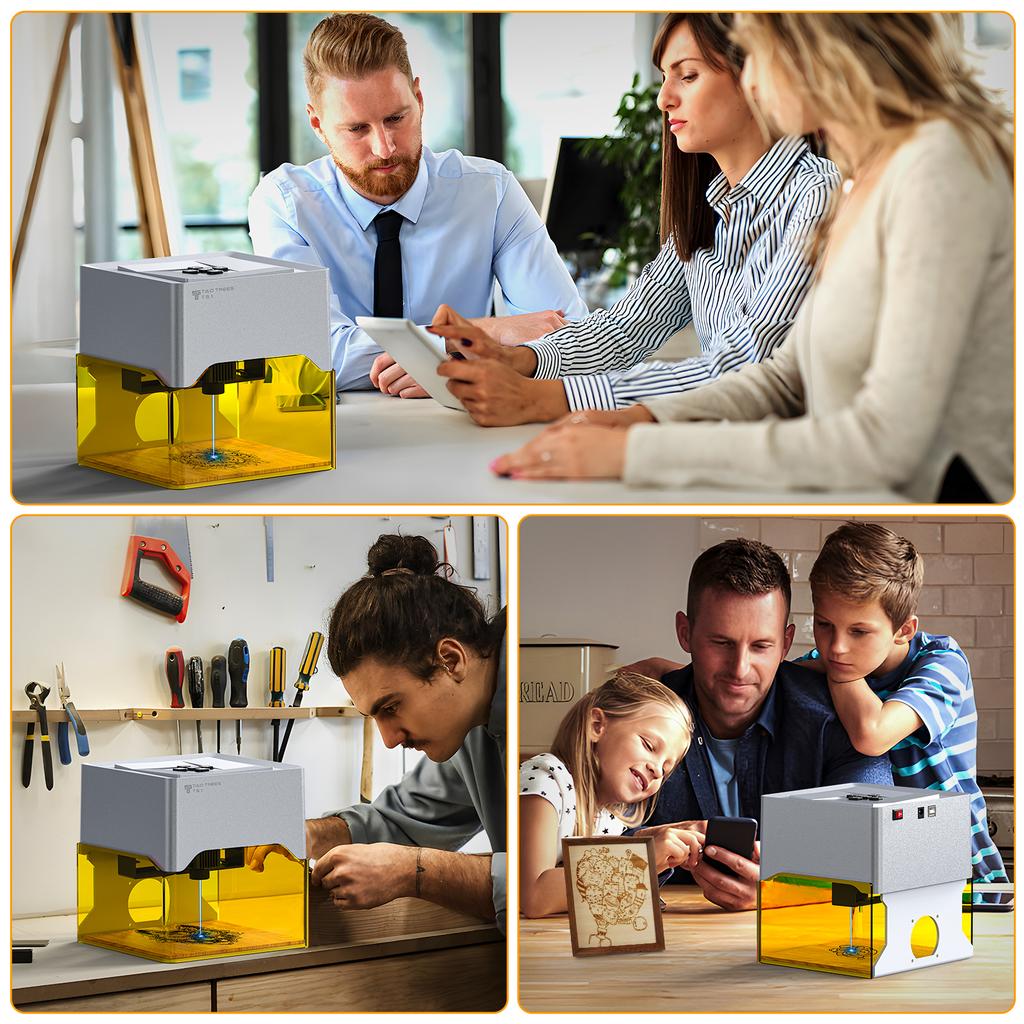 Mini Laser Engraver Portable Engraving and Cutting Machine Suitable for Wood and Various Other Materials Portable