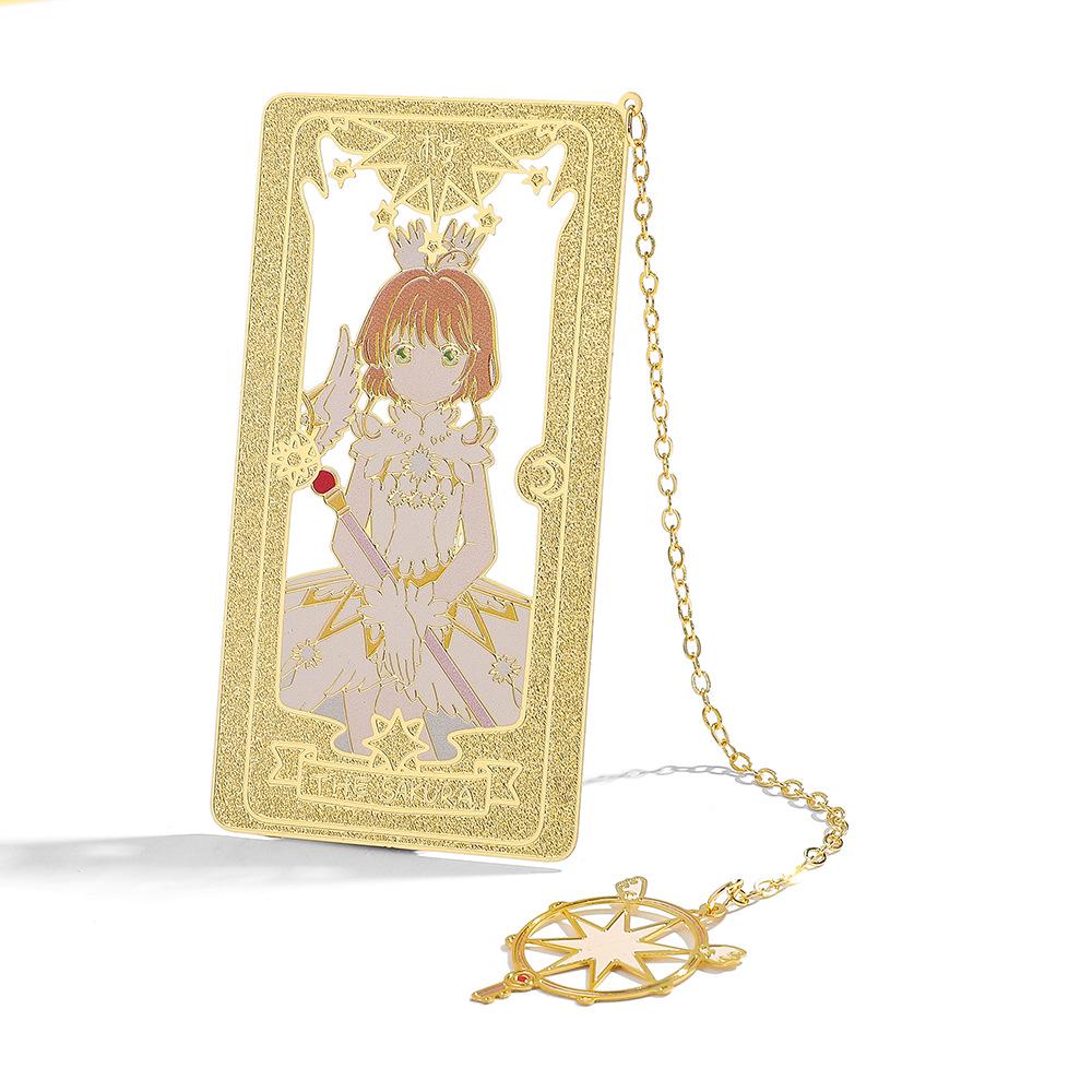 Cardcaptor Sakura Metal Bookmark - Cartoon Anime Style, Stationery Item