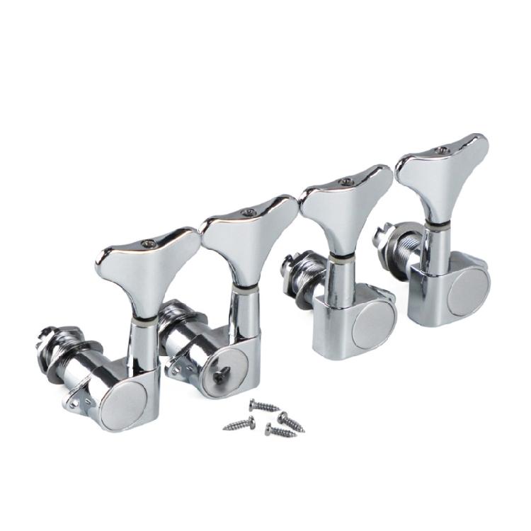 Bass Opened Machine Head Knobs Replacement for 4-string Bass Left and Right Hand