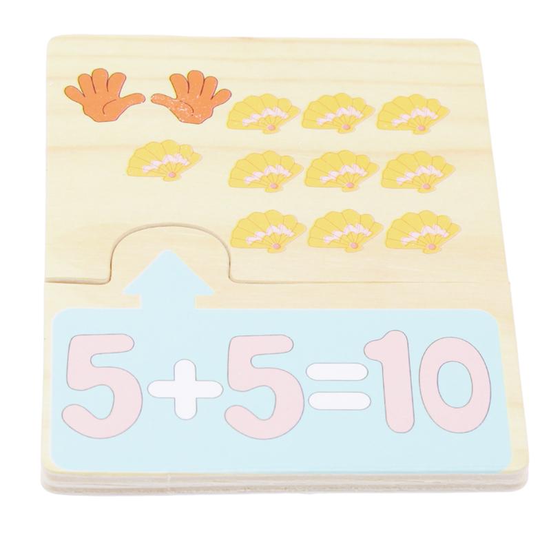 Baby Toys Animal Digital Operation Pairing Blocks Wooden Toy Child Educational Math Toy Infant Birth