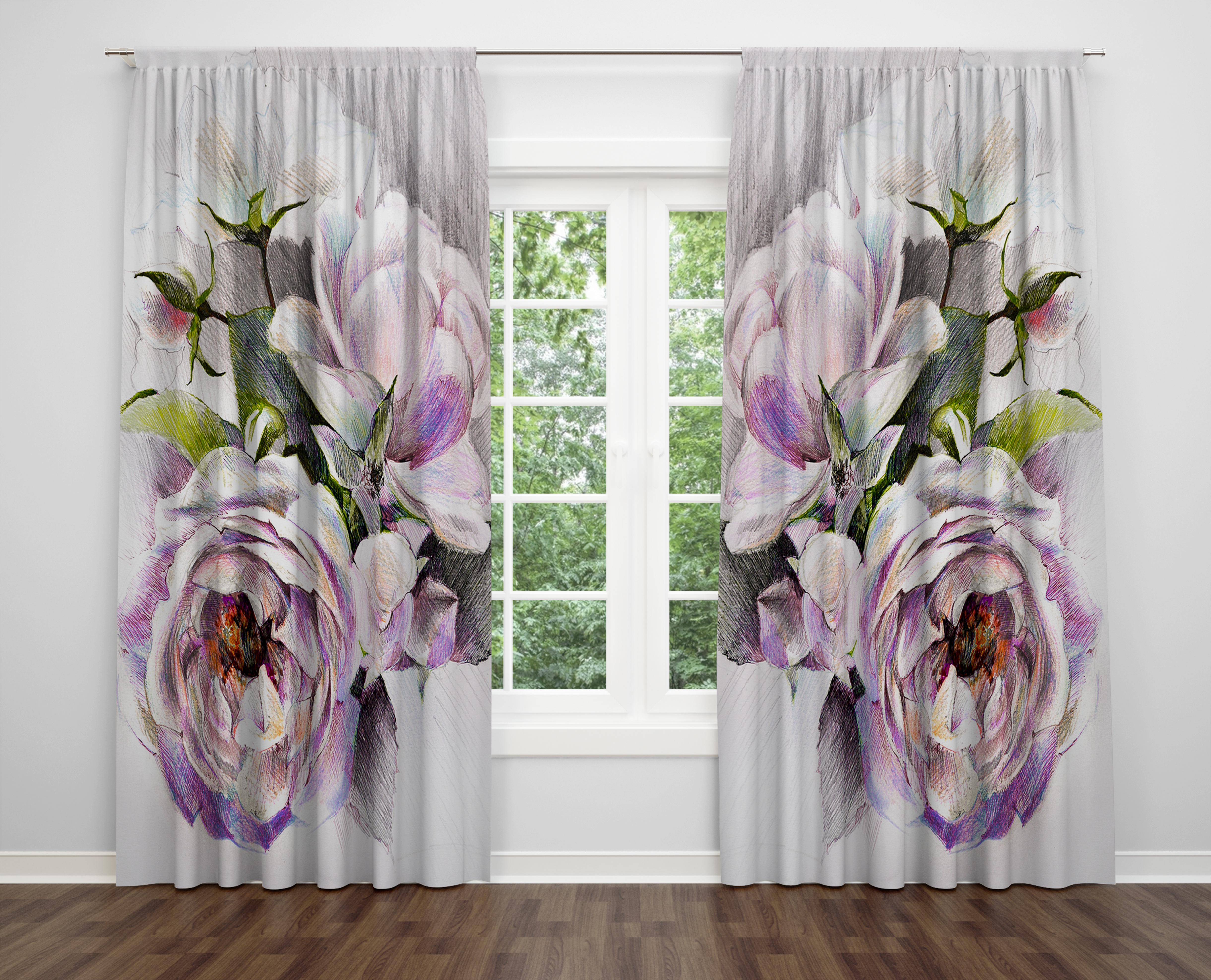 

Декоративний дизайн, високоякісна бавовняна тканина, ви можете вибрати одну або подвійну фіранку з крила 1 piece різнокольоровий