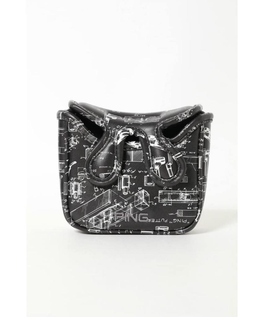 PING HC-P2202 Patent Putter Cover Mallet Type PING 2022 Model Japanese Genuine Product Black